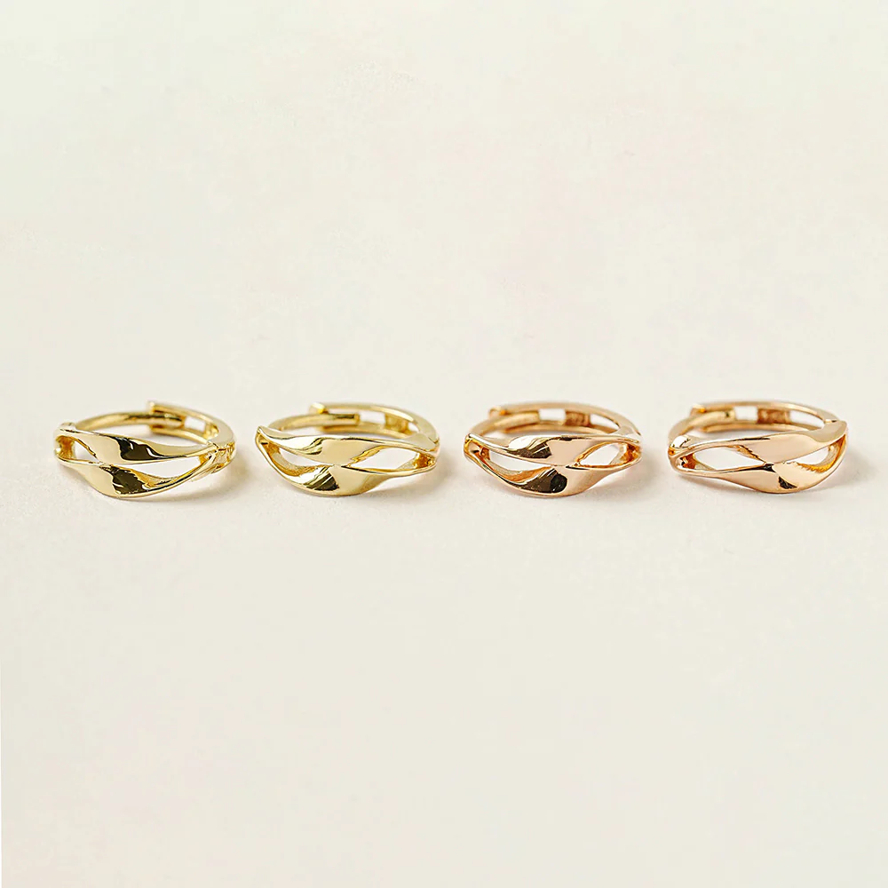 14K 18K Artic Cartilage Hoop Earring - Image 11