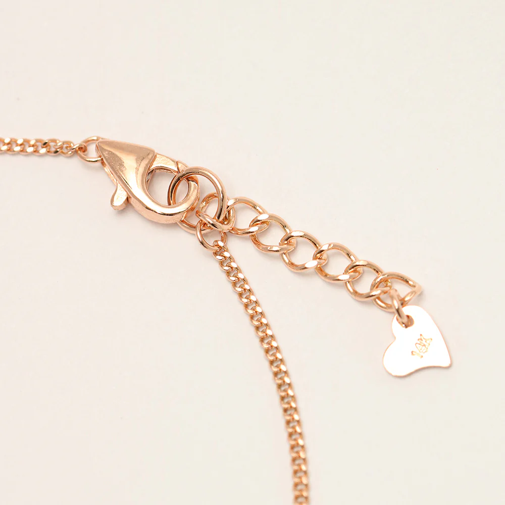 14K 18K Gold Bear Cubic Anklet - Image 9