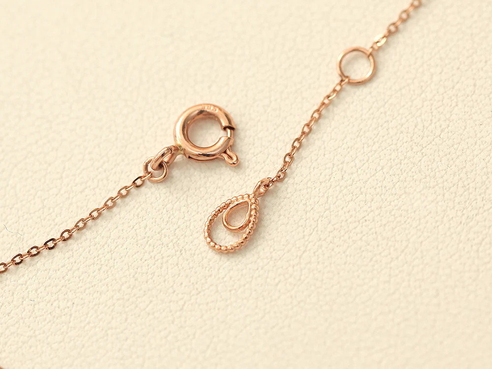 14K 18K Gold Color Initial Necklace - Image 14