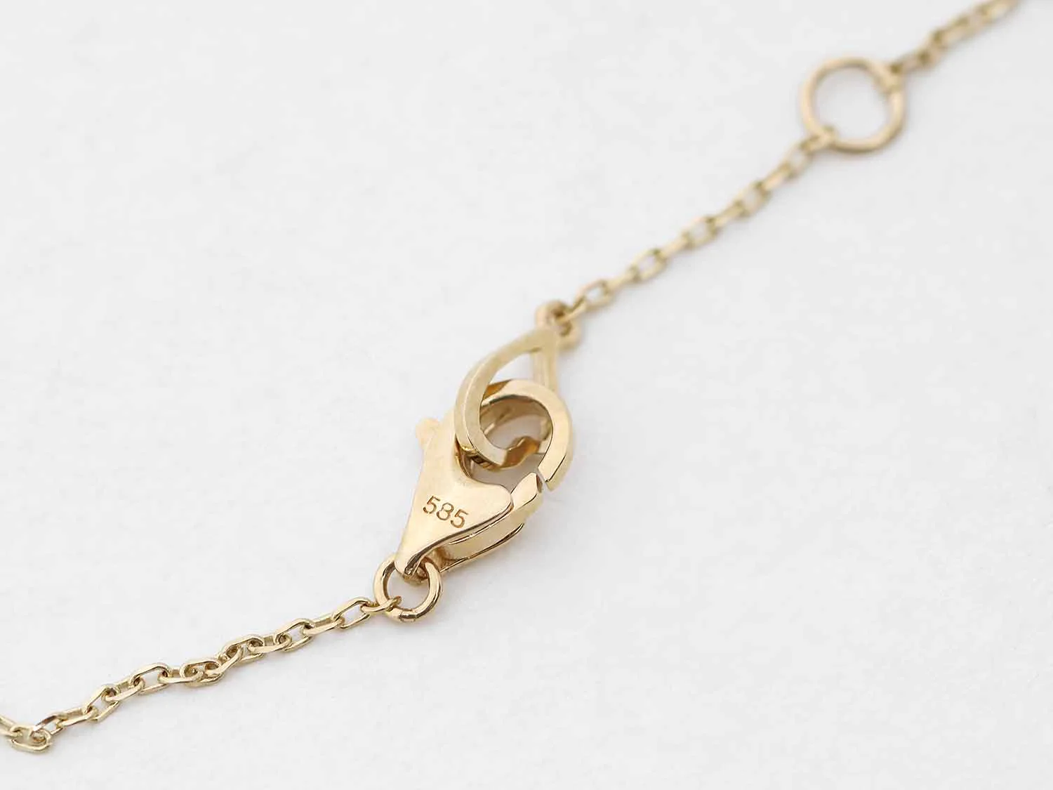 14K 18K Gold Double Heart Necklace - Image 11