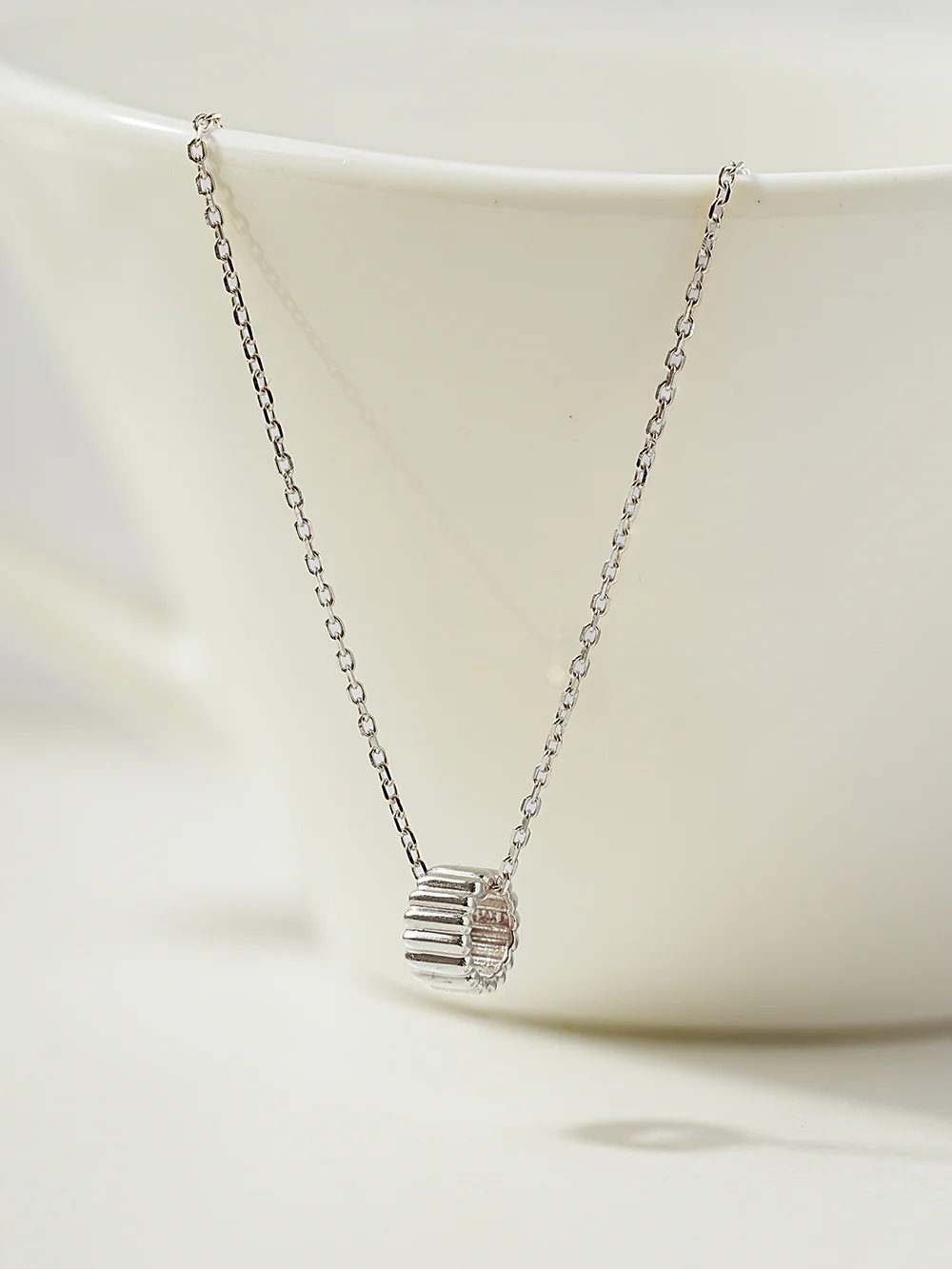 14K 18K Gold Embossed Ring Necklace Pendant - Image 7