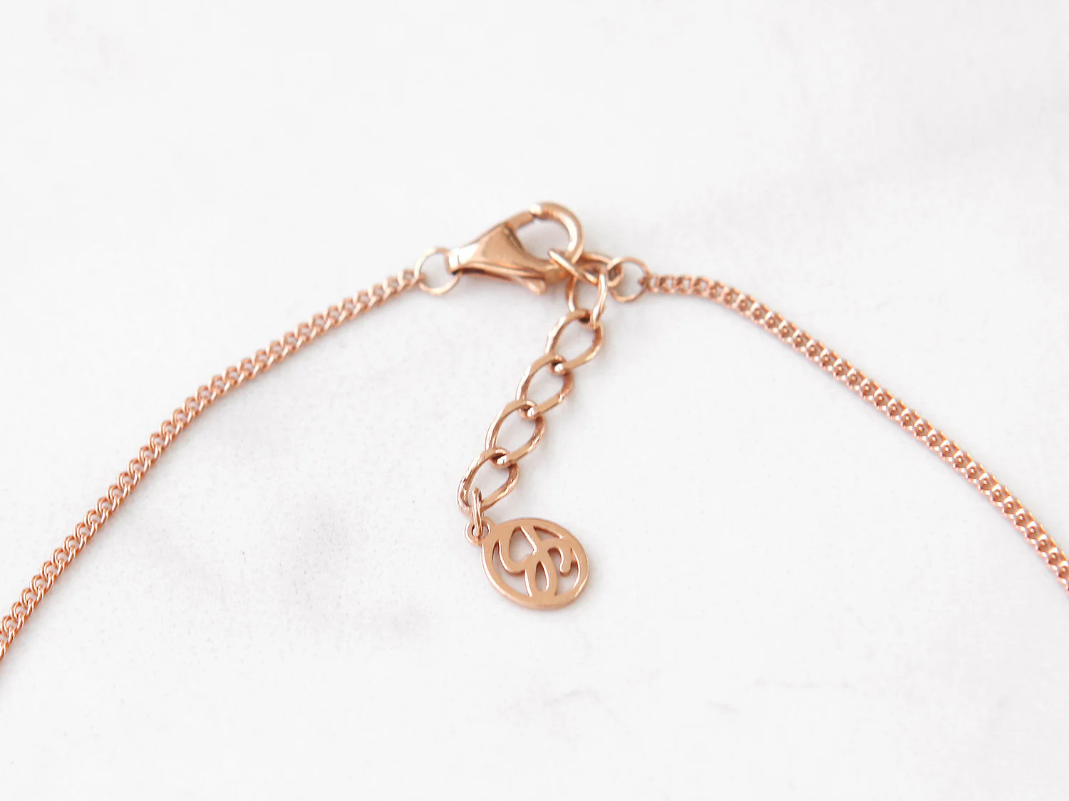 14K 18K gold Love anklet - Image 7