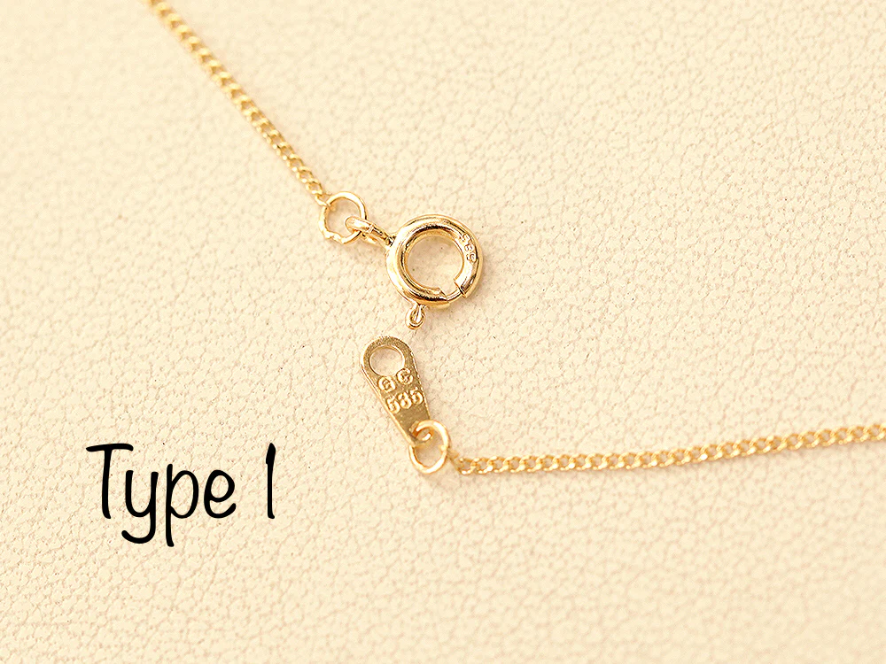 14K 18K Gold Lovely Heart Necklace - Image 11