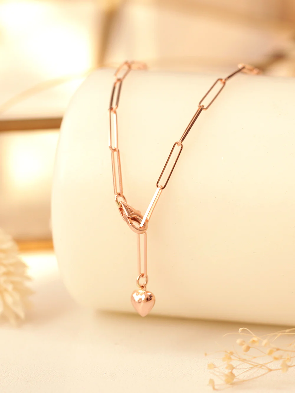 14K 18K Gold Slim Clip Round Chain Bracelet Anklet - Image 5