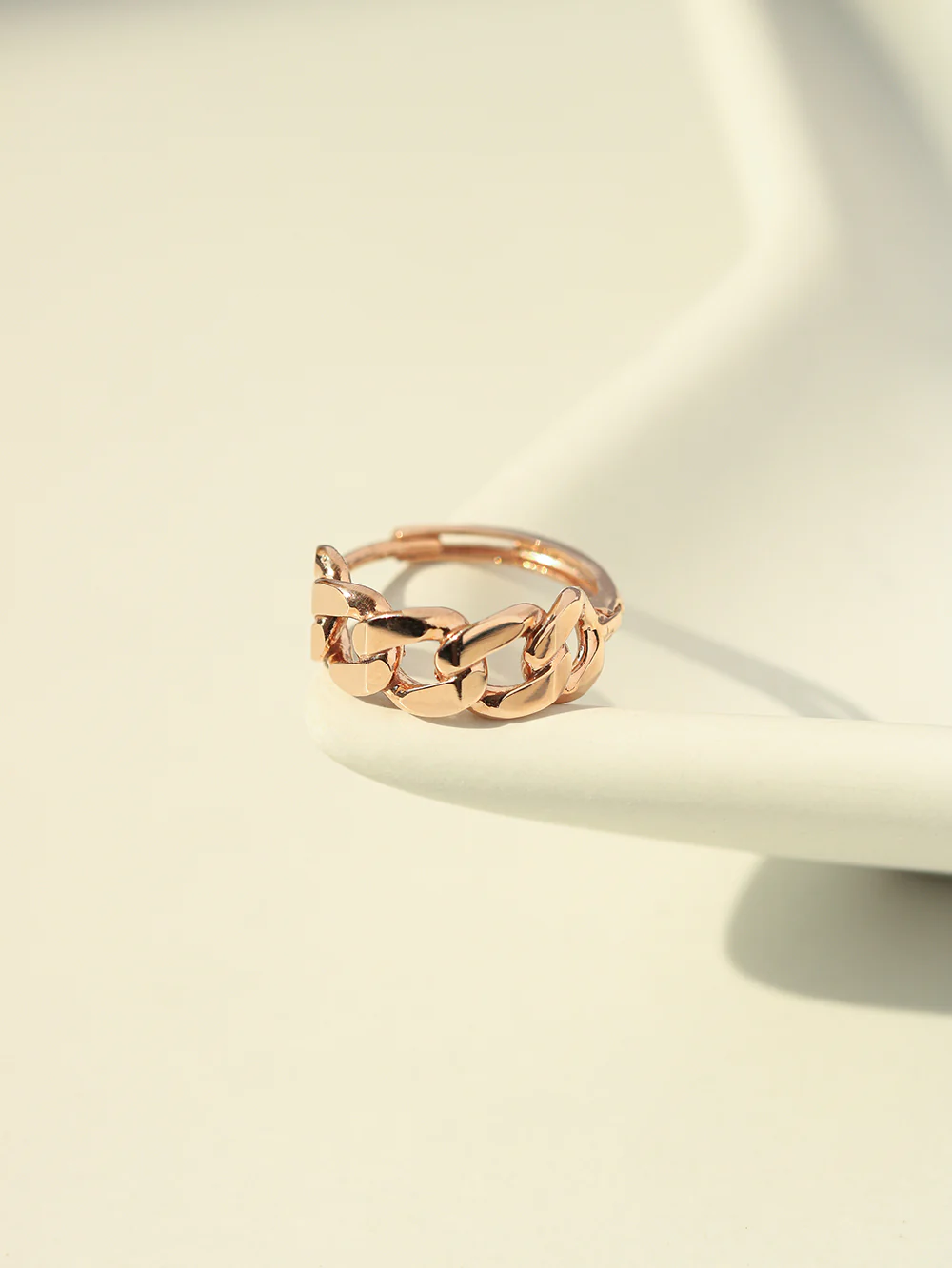 14K 18K Gold Twist Bold Chain Cartilage Hoop Earring - Image 15