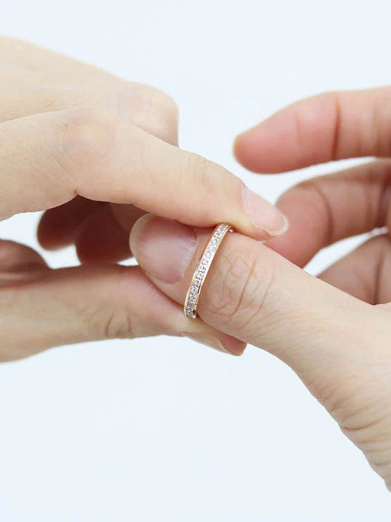 14K 18K Gold Luxury Cubic Ring - Image 10