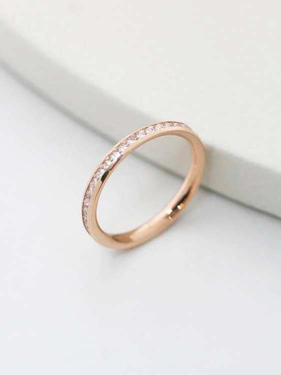 14K 18K Gold Luxury Cubic Ring - Image 2