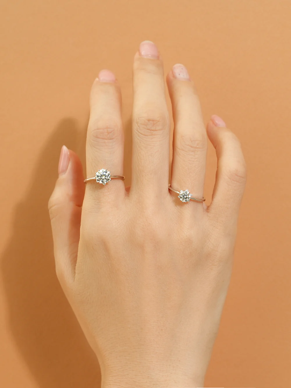 14K 18K Moissanite Blossom Ring - Image 20