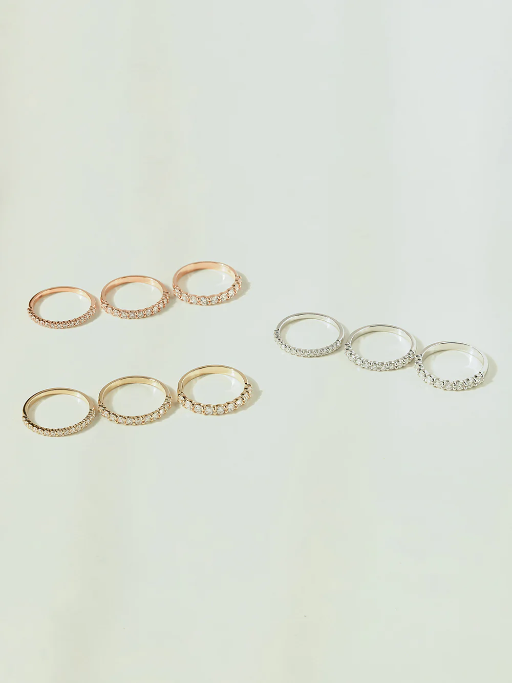 14K Moissanite Guard Ring - Image 9