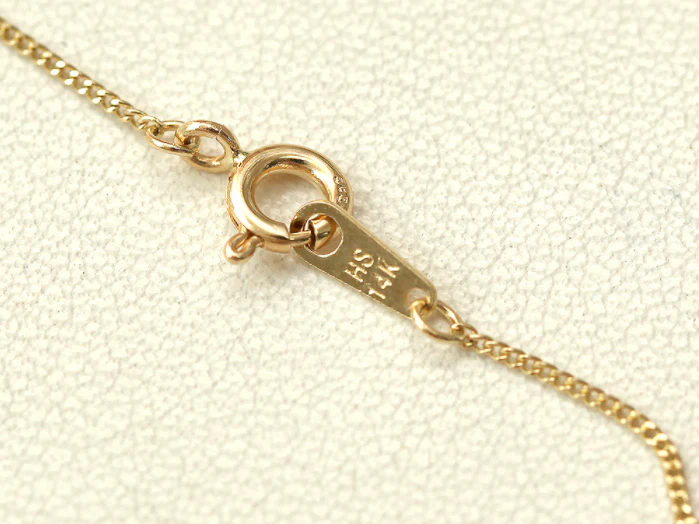 14K 18K OVAL OCTAGONAL ANGLE NECKLACE - Image 12