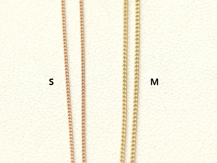 14K 18K OVAL OCTAGONAL ANGLE NECKLACE - Image 13
