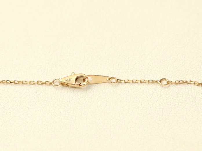 14K 18K Gold Rough Diamond Necklace - Image 9