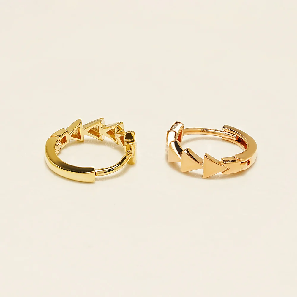 14K 18K Signal Cartilage Hoop Earring - Image 12