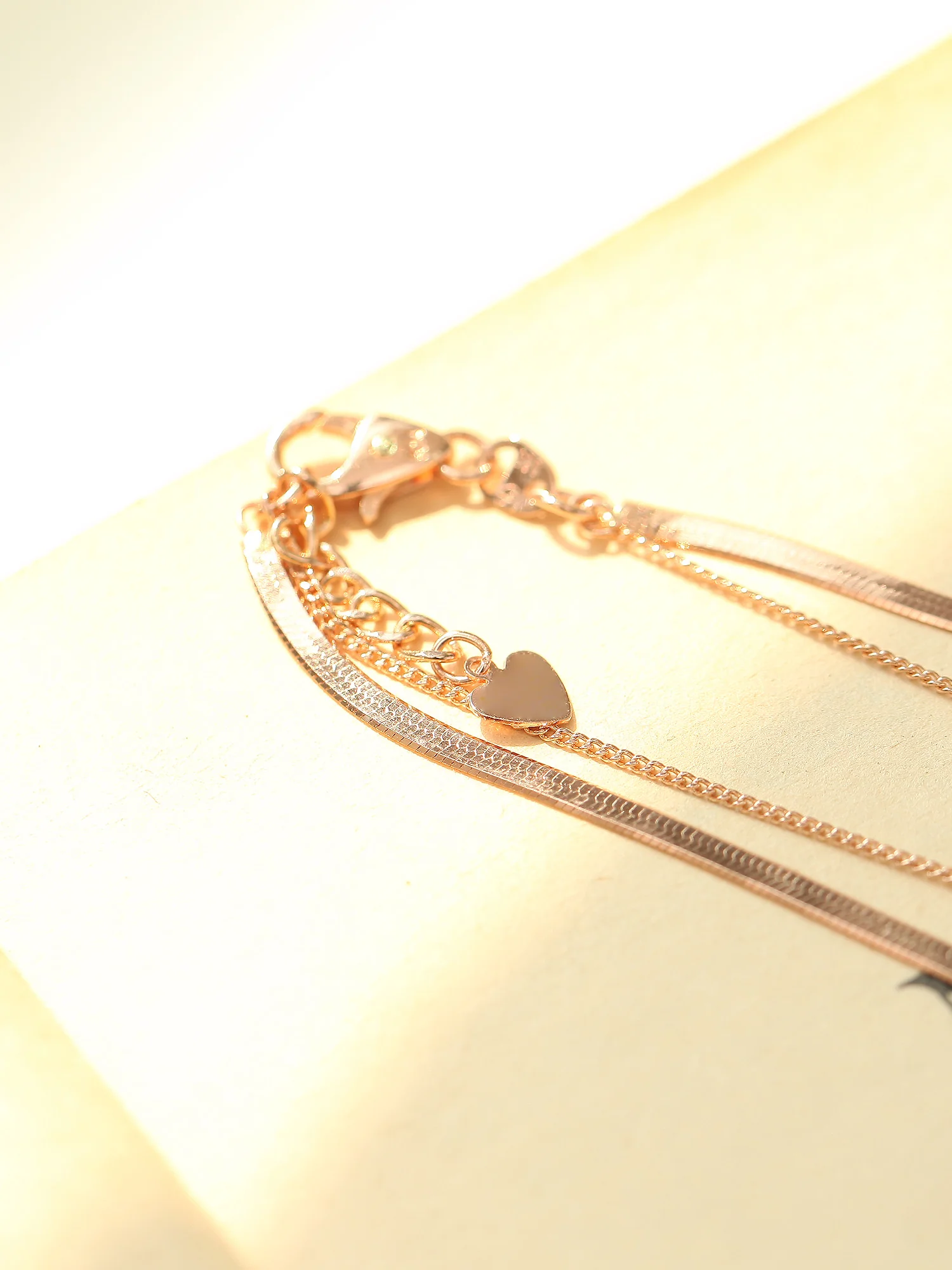 14K 18K Gold Snake Chain Anklet - Image 5