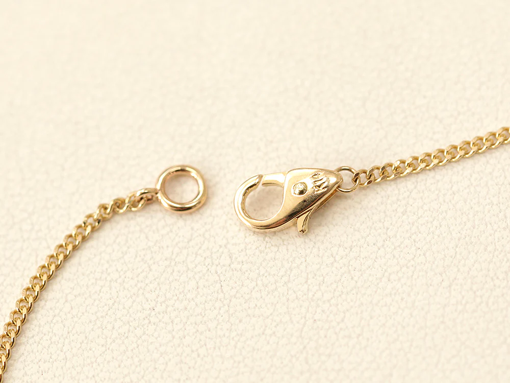 14K 18K Gold Stick Chain Anklet Bracelet - Image 10