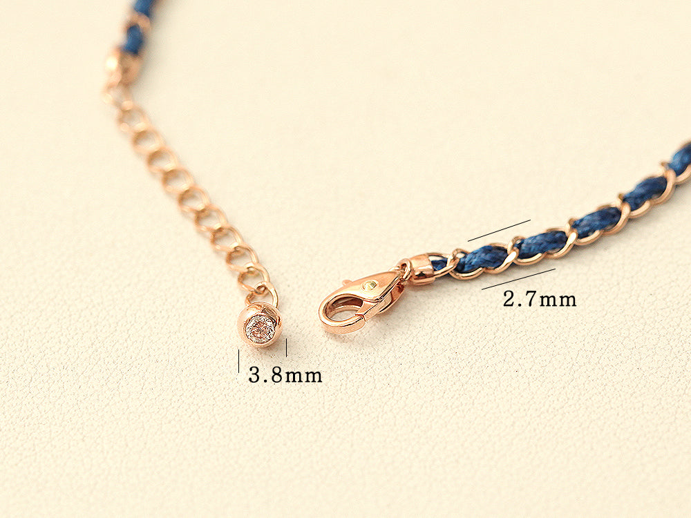 14K Gold Color Knot Chain Bracelet & Anklet - Image 11