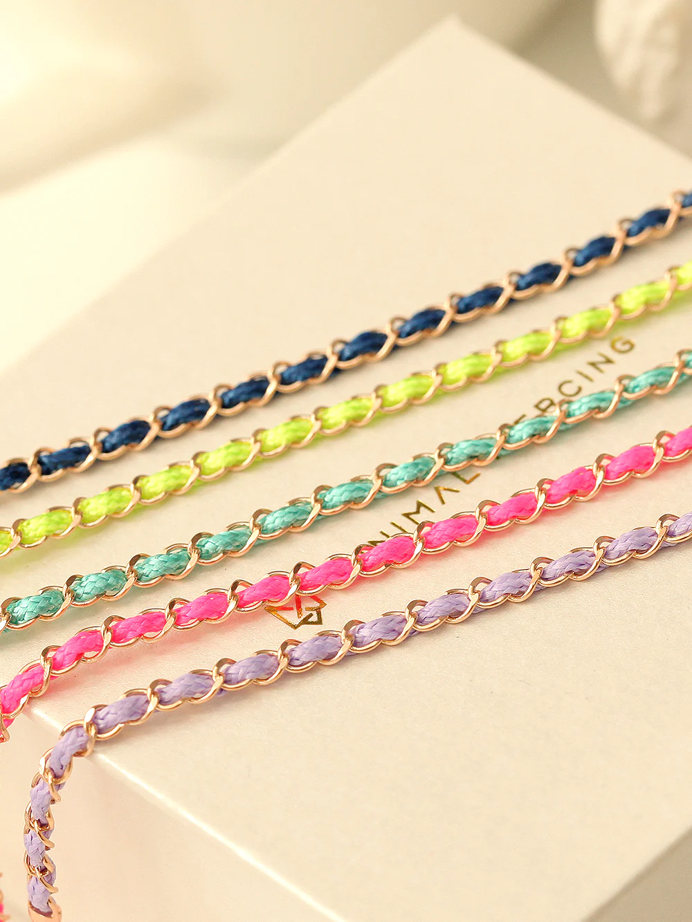 14K Gold Color Knot Chain Bracelet & Anklet - Image 2