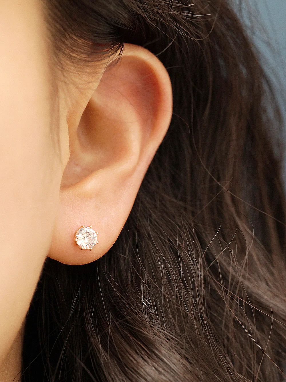 14K Gold Antique Cubic Cartilage Earring 20G18G - Image 9