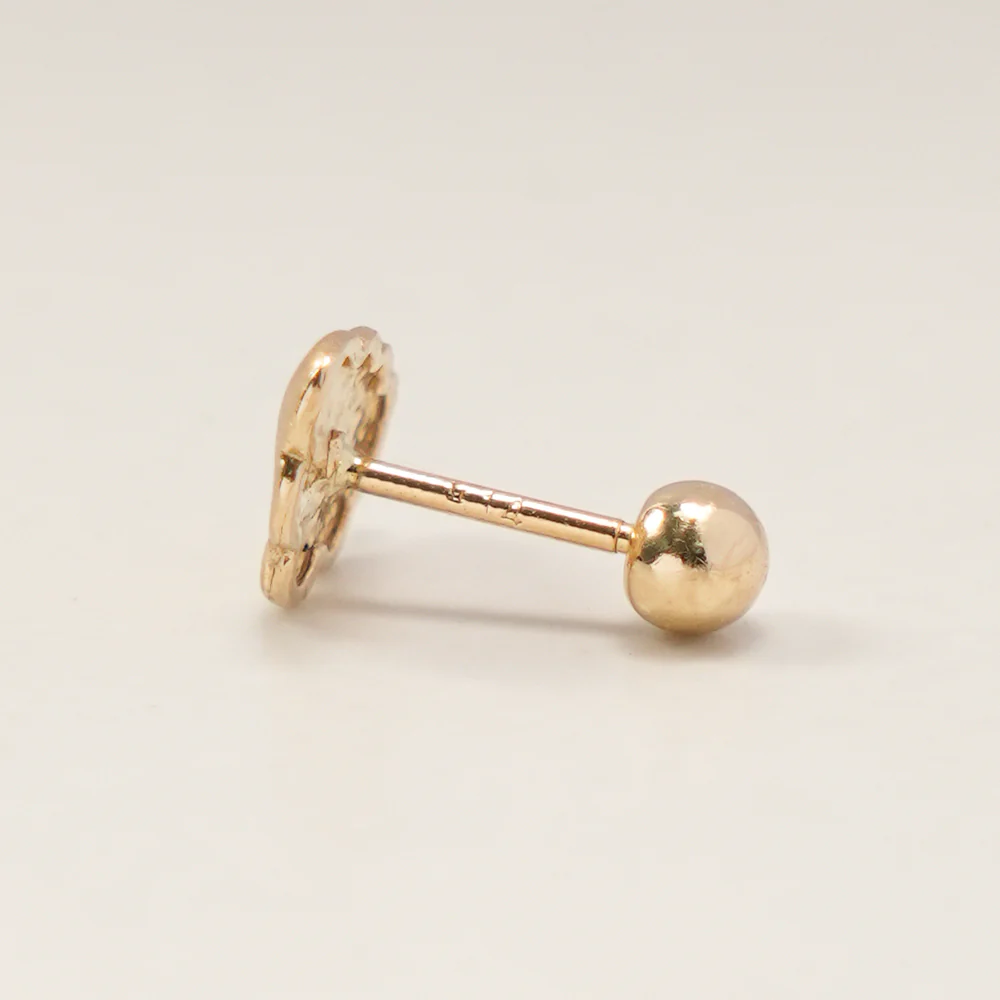 14K Gold Daily Cloud Cartilage Earring 20G18G16G - Image 14