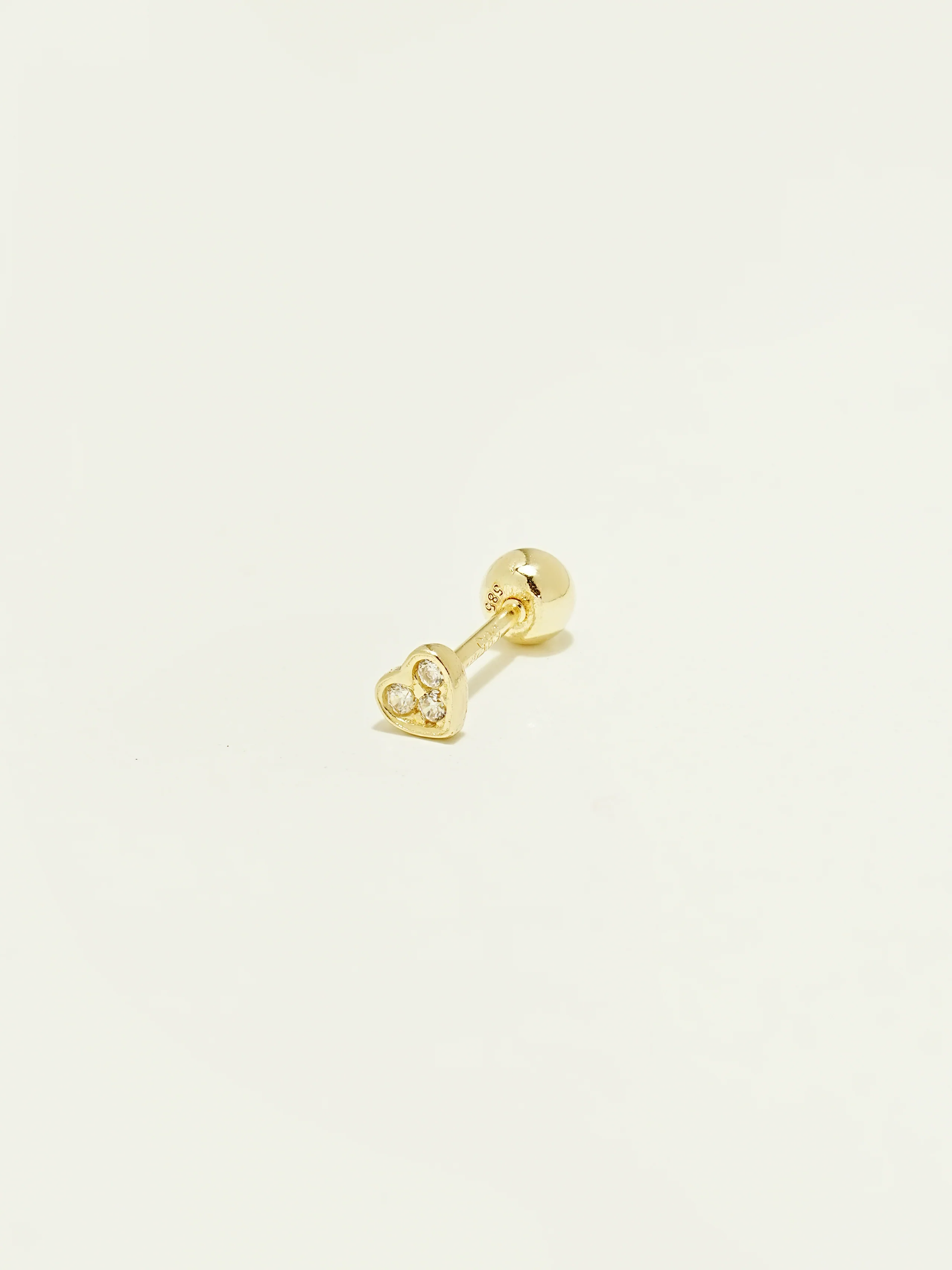 14K Gold Daily Love Shooting Cartilage Earring 20G - Image 7
