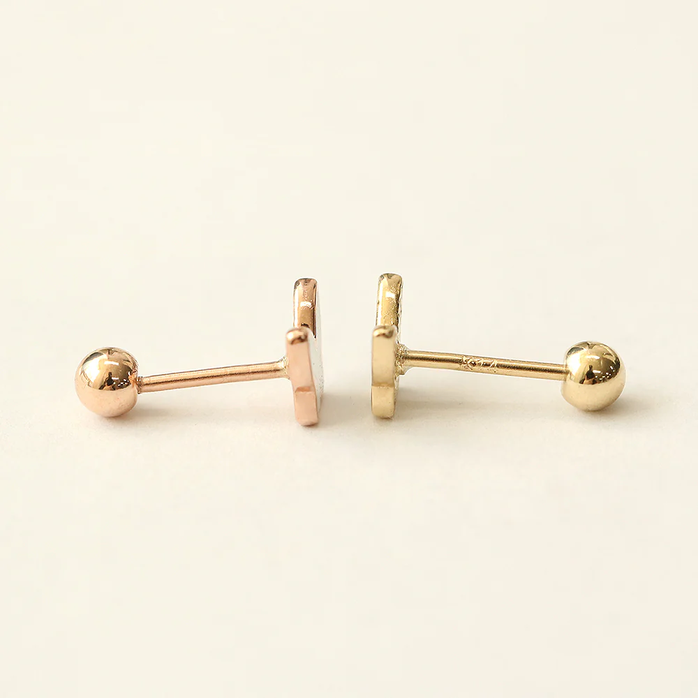 14K Gold Enamel Color Butterfly Cartilage Earring 20G18G16G - Image 11