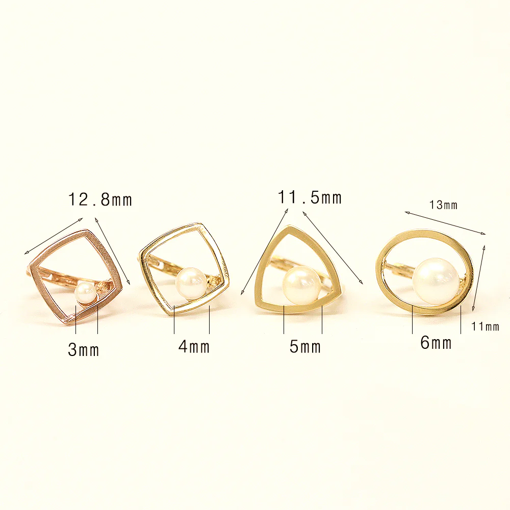 14K Gold Fresh Water Pearl Figure Conch Hoop Earring - Image 12
