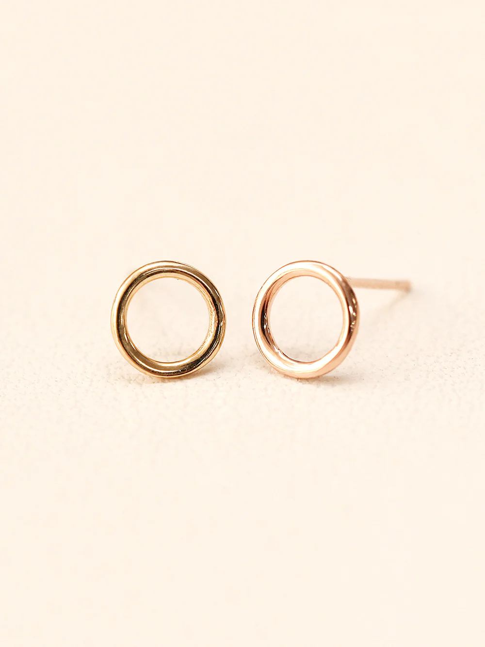 14K Gold Fruits Loop Stud Earring