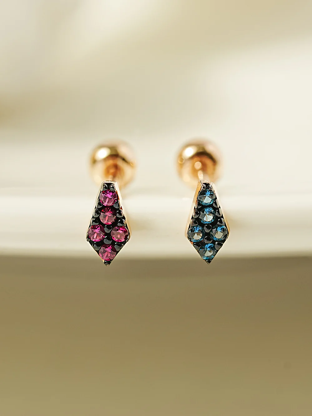14K Gold Happy Halloween Cartilage Earrings Collection 20G18G - Image 3