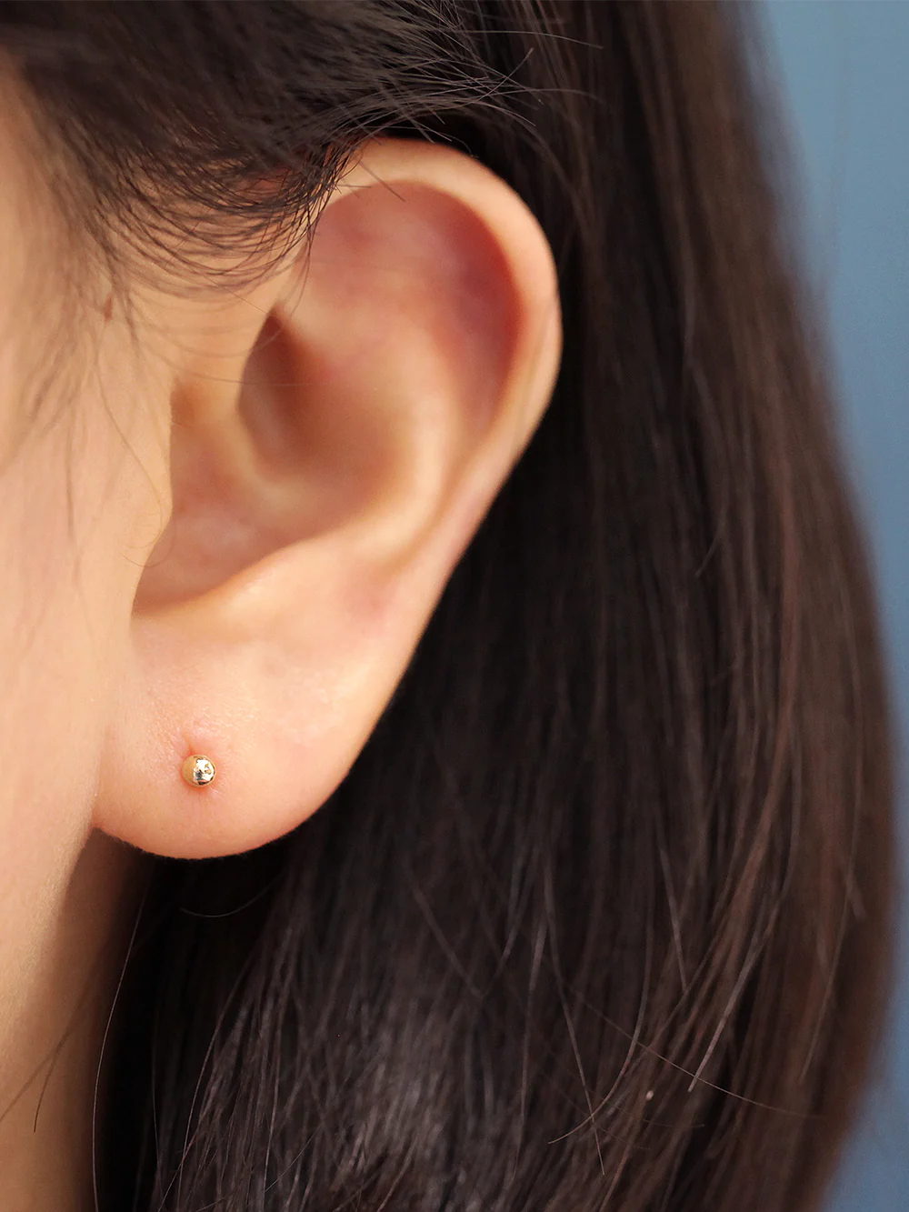 14K Gold Heavy Ball Cartilage Earring 20G18G16G - Image 10