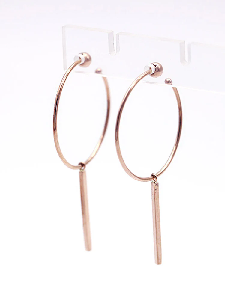 14K Gold Hoop Earring 18g - Image 3