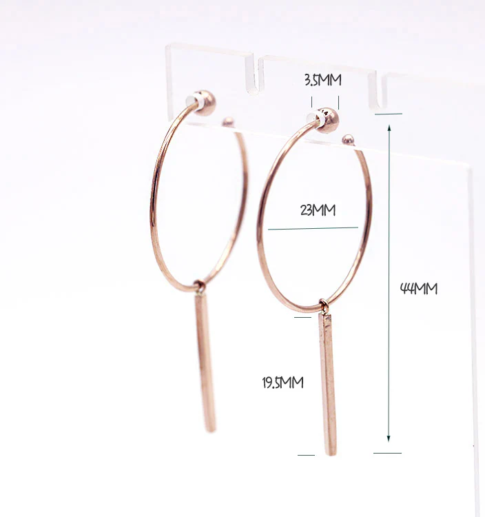 14K Gold Hoop Earring 18g - Image 7
