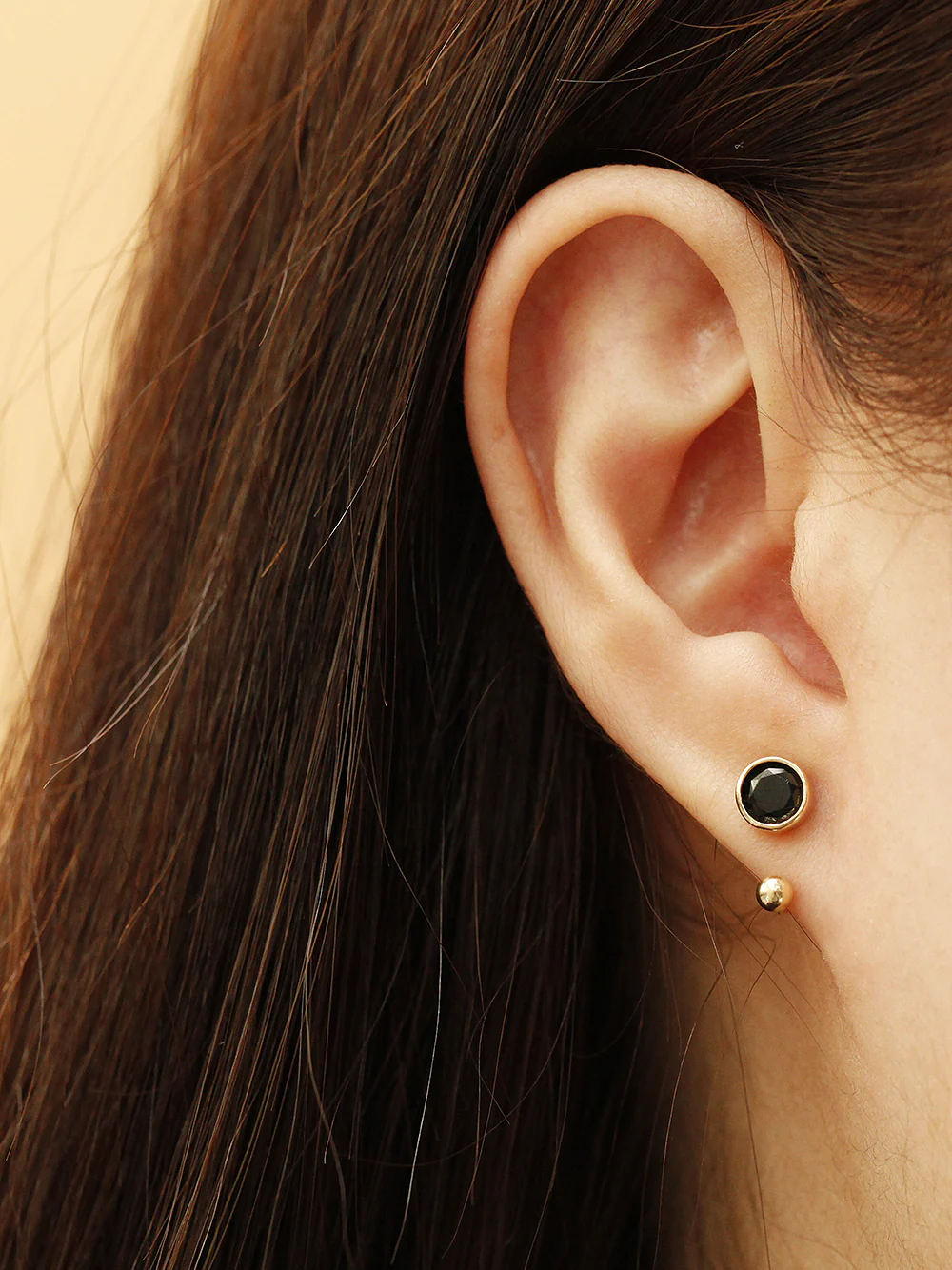 14K Gold Minimal Cubic Curve Piercing 20G - Image 7