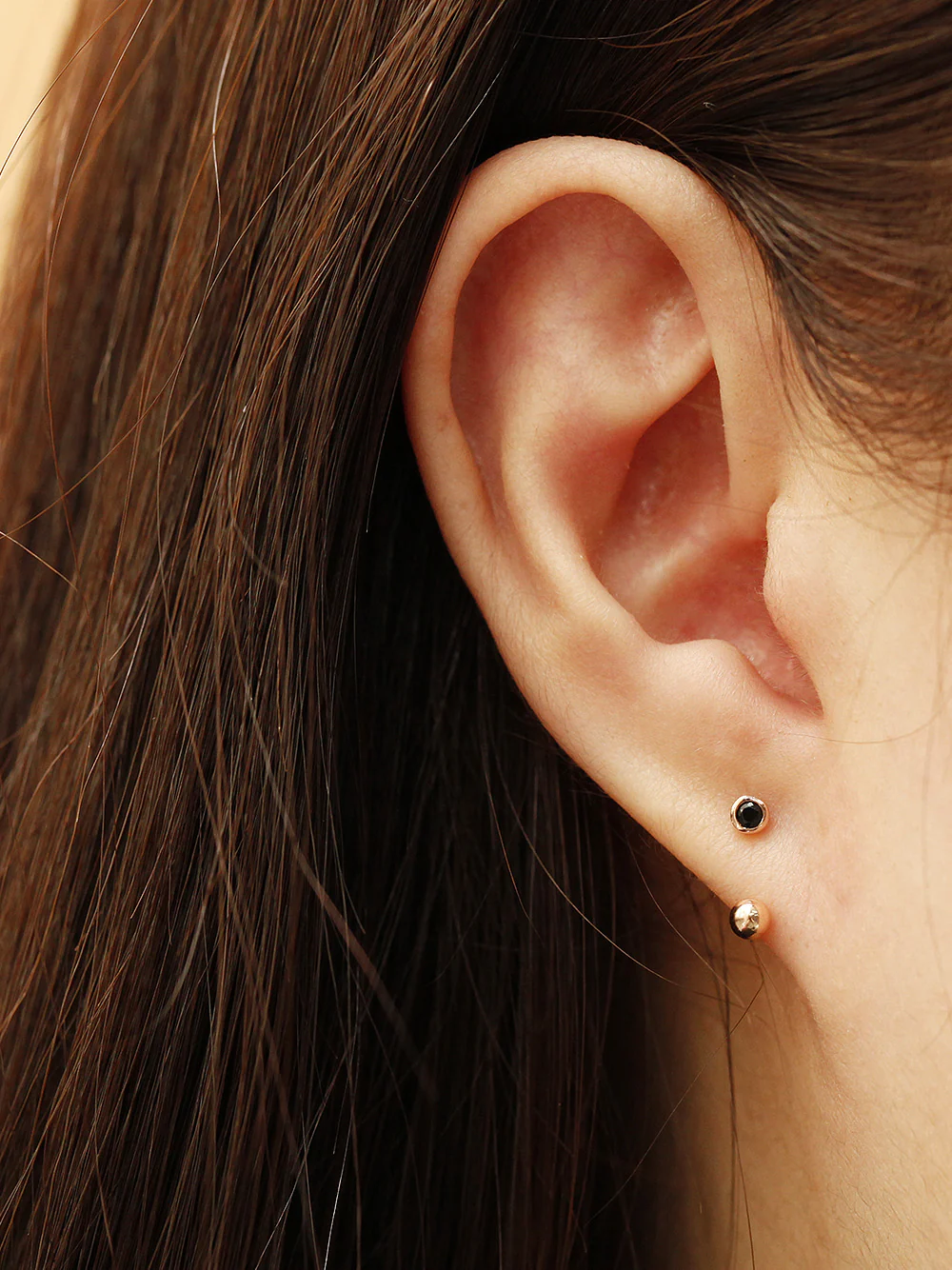 14K Gold Minimal Cubic Curve Piercing 20G - Image 9