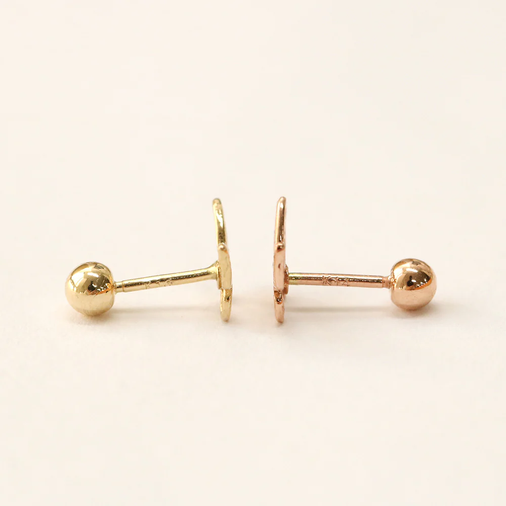 14K Gold Point Butterfly Cartilage Earring 20G18G16G - Image 11