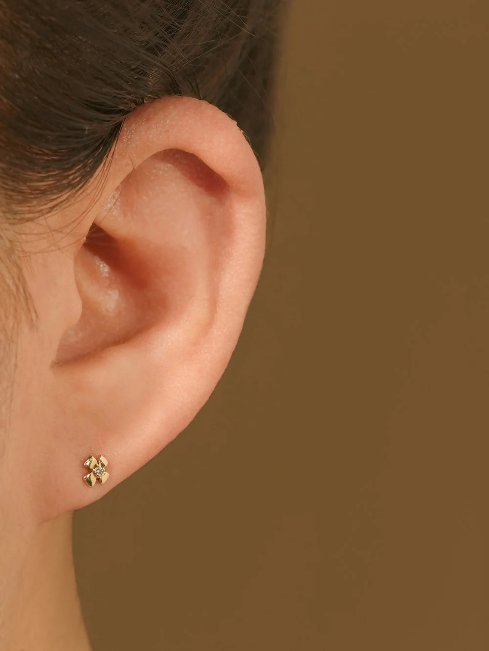 14K Gold Polaris Cartilage Earring 20G18G16G - Image 10