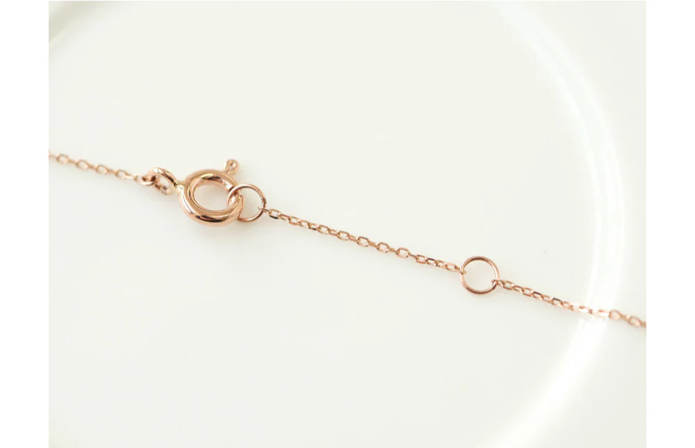 14K Gold Ruby Heart Cross Necklace - Image 11