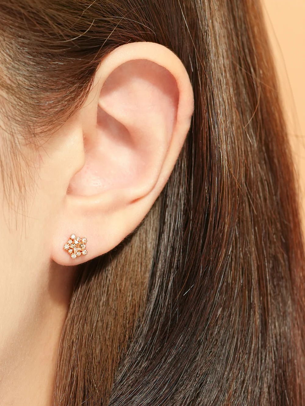 14K Gold Shooting Star Cartilage Earring 20G18G16G - Image 8
