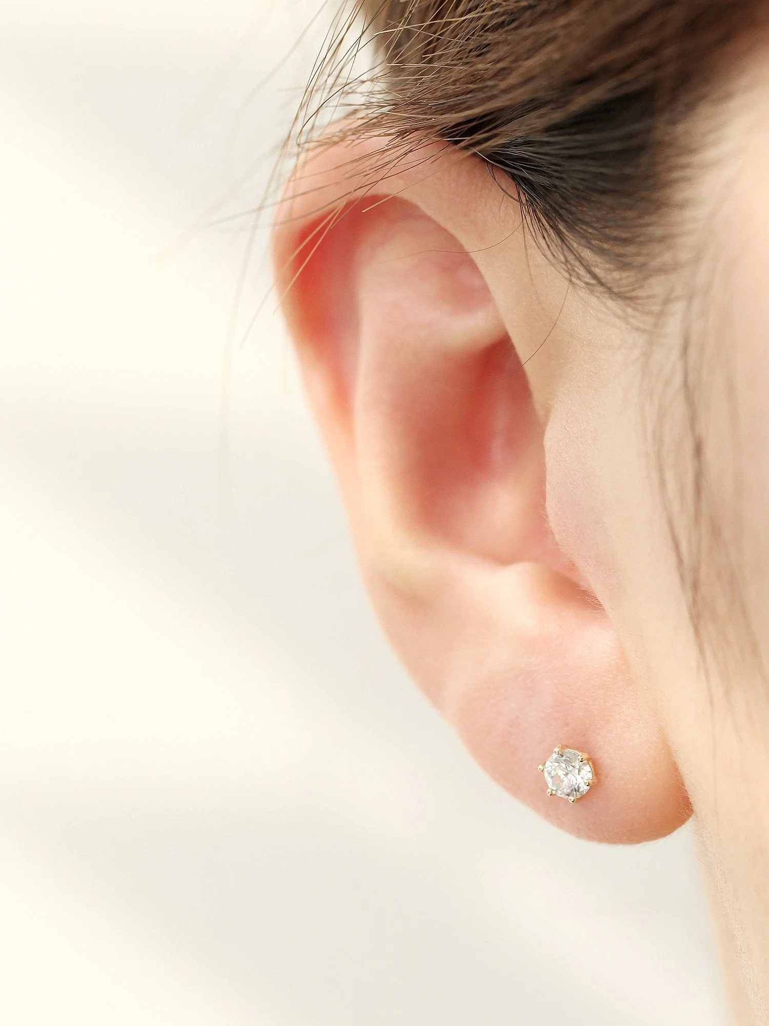 14K Gold Six Leg Cubic Cartilage Earring 2mm 3mm 4mm 5mm 18G16G - Image 7