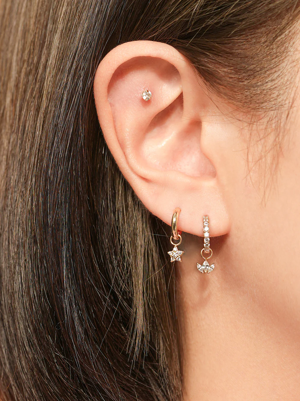 14K Gold Hoop Charms - Image 17