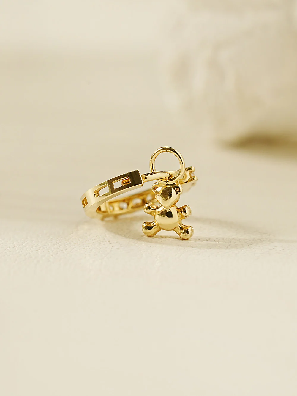 14K Gold Hoop Charms - Image 3