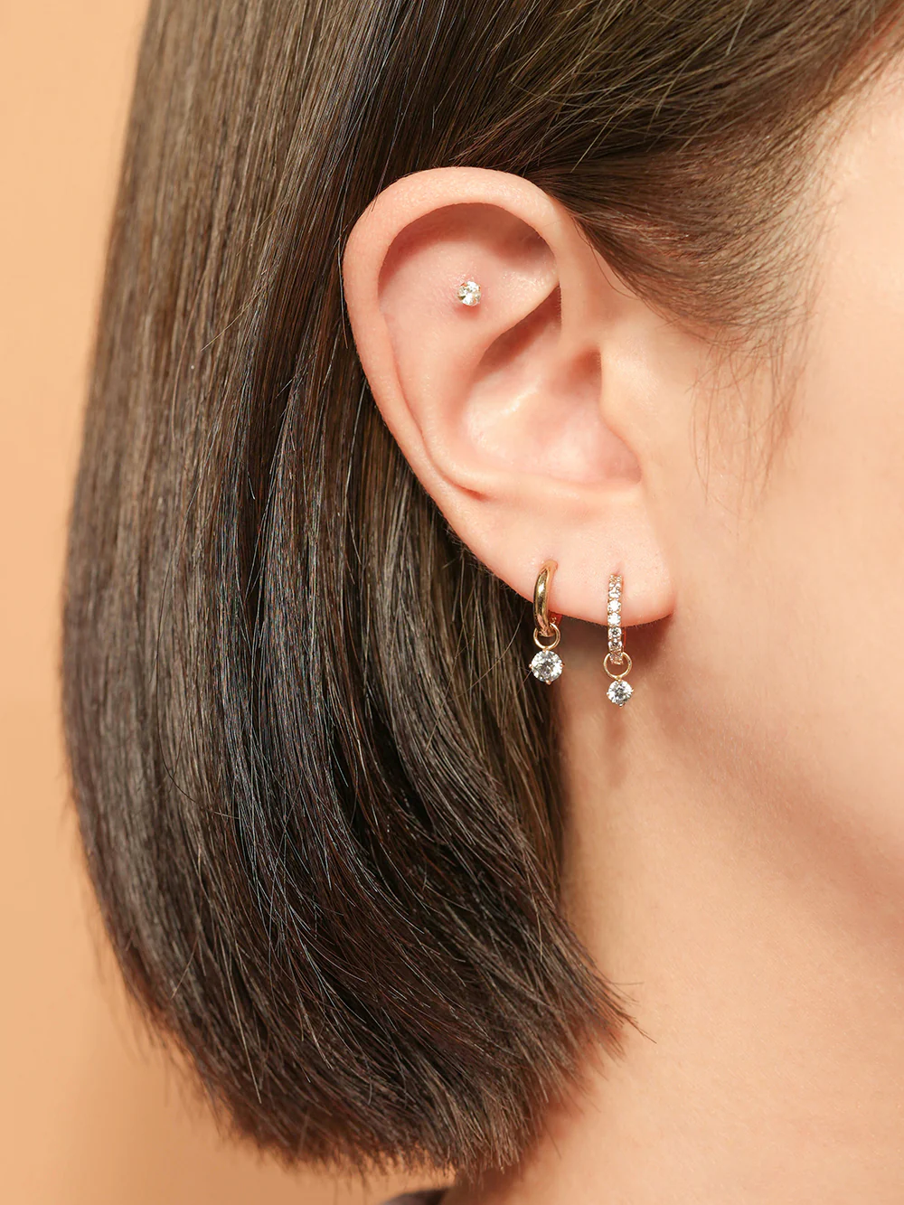 14K Gold Hoop Charms - Image 35