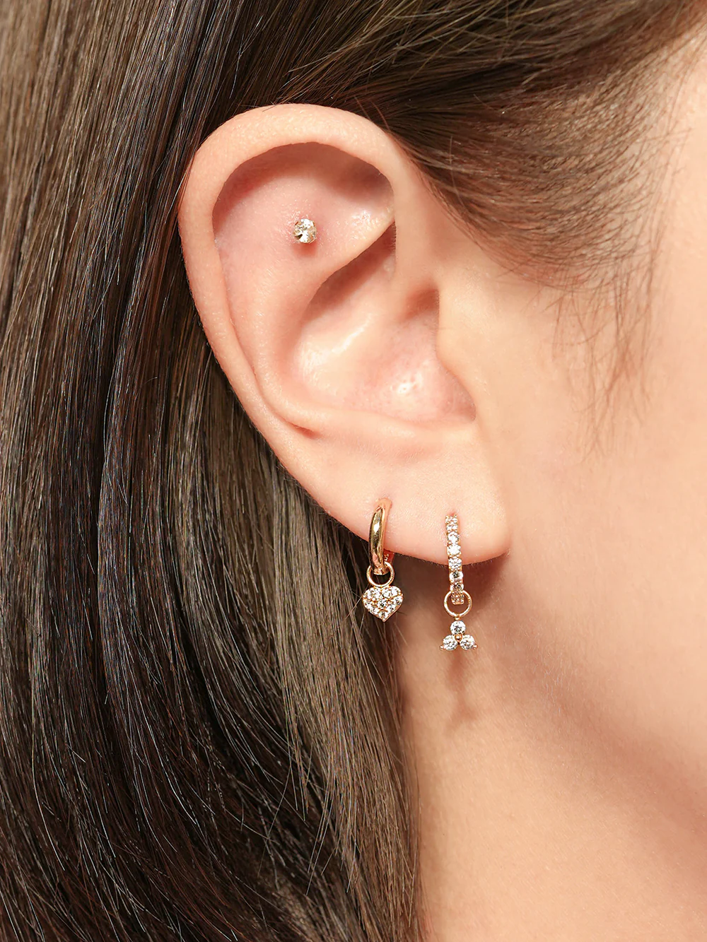 14K Gold Hoop Charms - Image 44