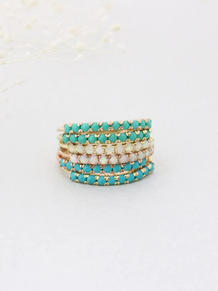 14K Gold Opal Ring - Image 3