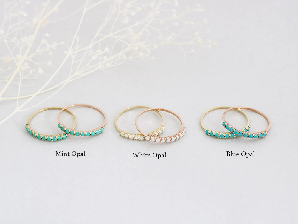 14K Gold Opal Ring - Image 9