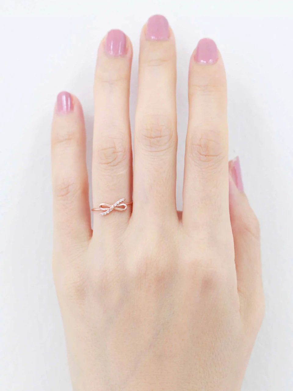 14K Gold Ribbon Cubic Ring - Image 10