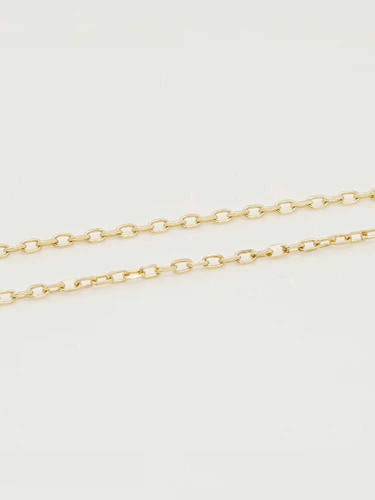 14K Saint Drop Cross Bracelet - Image 23
