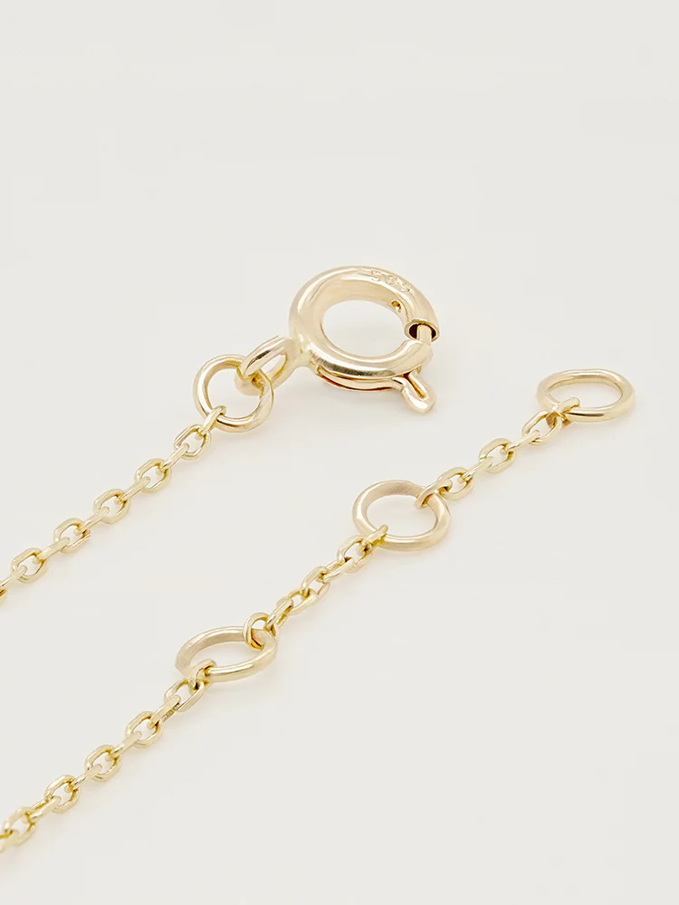 14K Saint Drop Cross Bracelet - Image 24