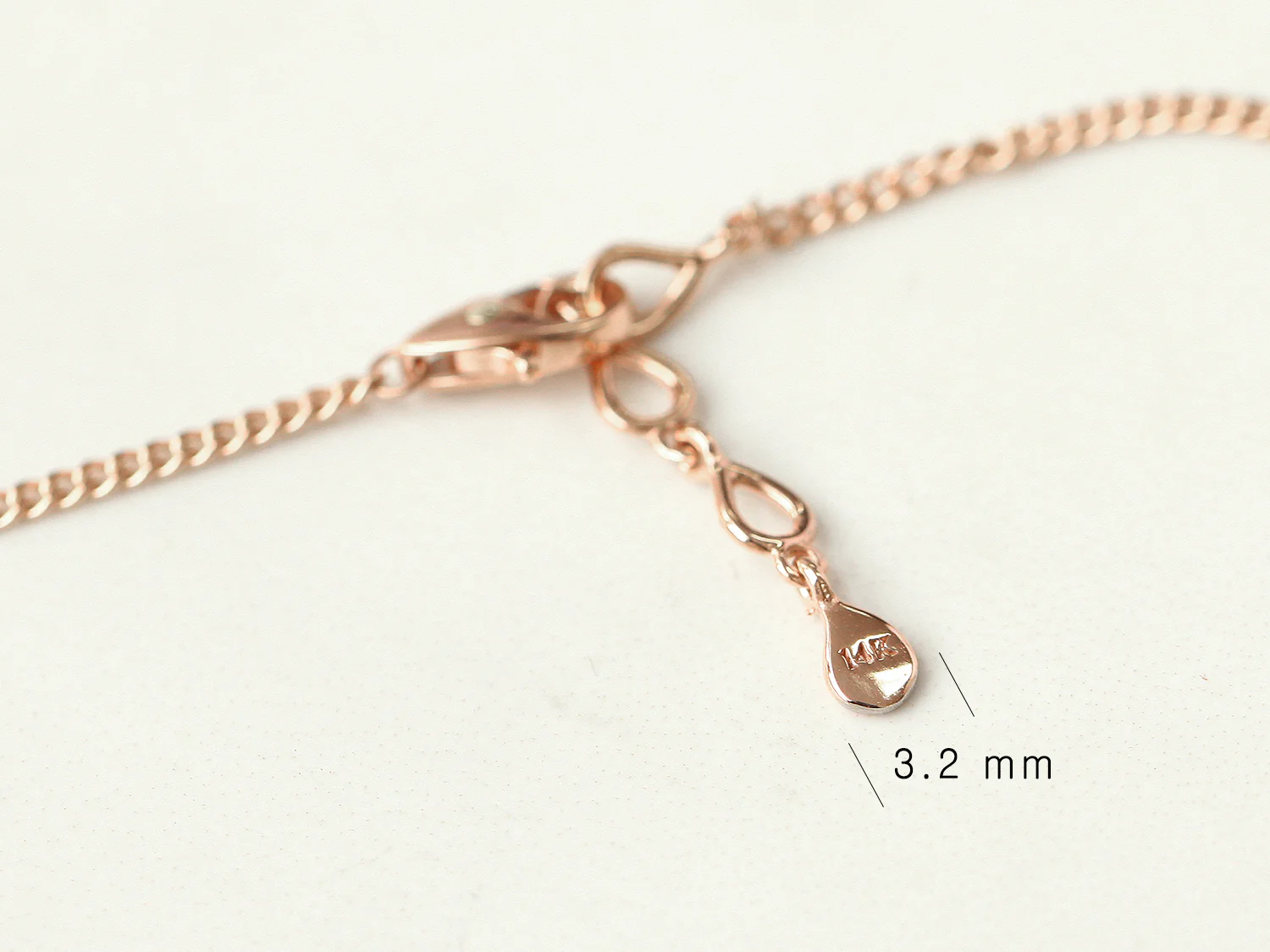 14K 18K gold Black star Anklet - Image 12