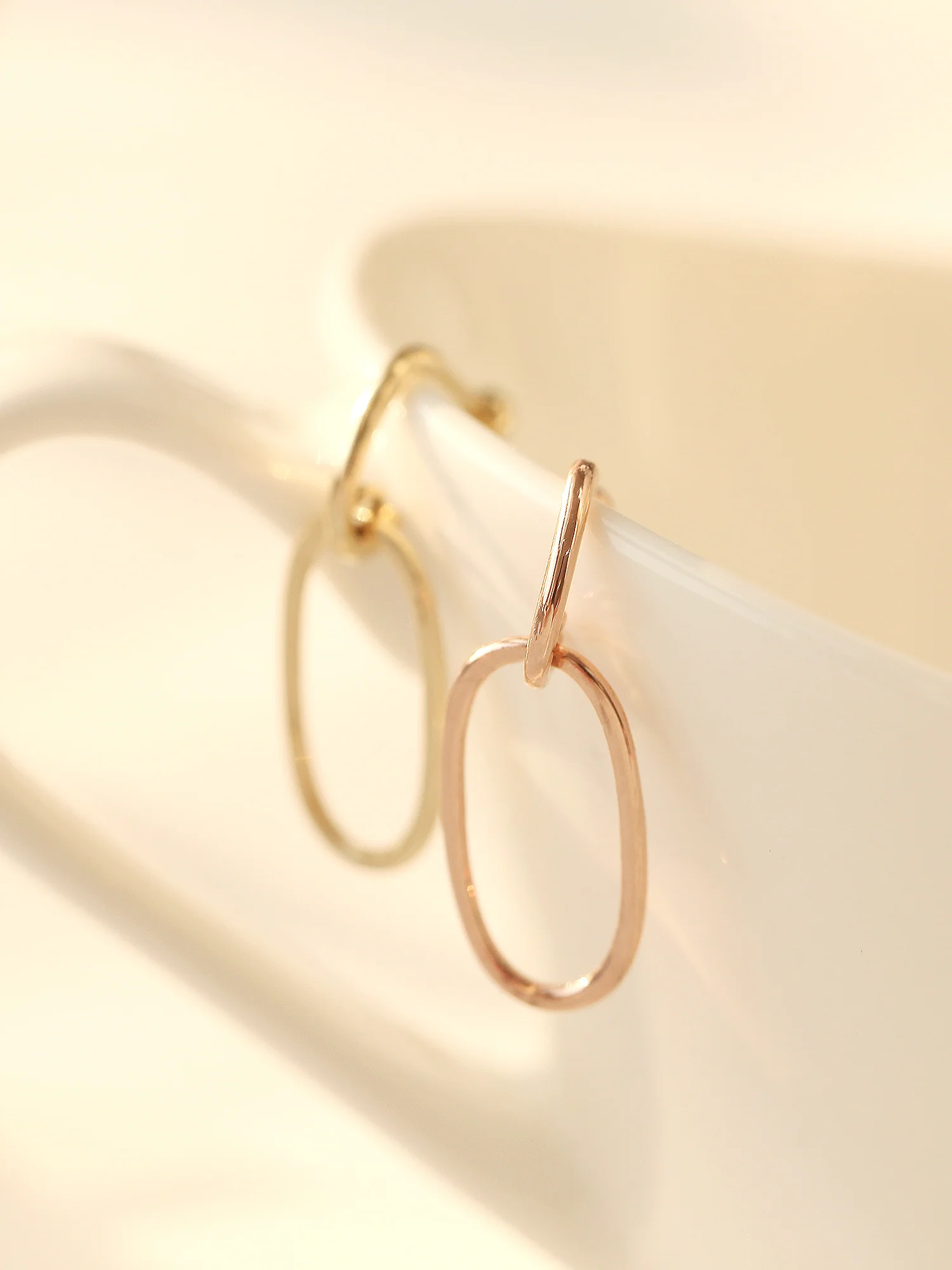 14K Gold Clip Drop Earlobe Piercing 18g16g - Image 5