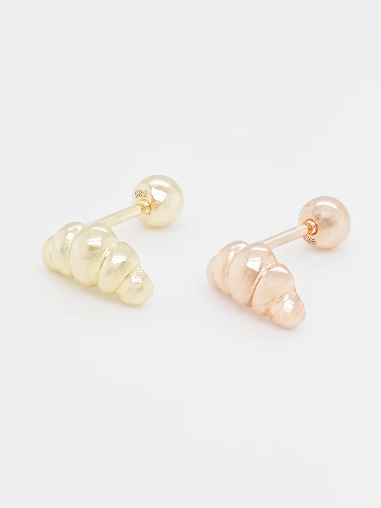 14K Solid Gold Lovely Volume Cartilage Earring 20G - Image 21